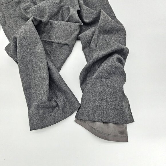 Pino Women's Charcoal Pure Virgin Wool High-rise Dress Pants/Trousers, XS-S - Picture 9 of 17